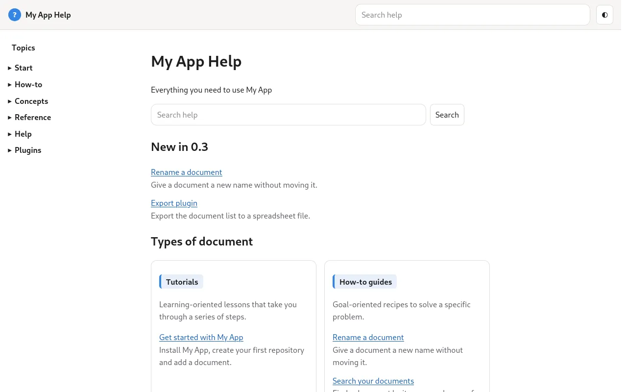 apphelp home page